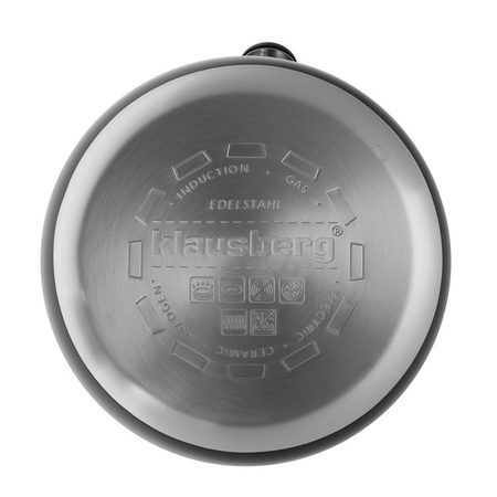 Czajnik tradycyjny 2,7l, czarny Klausberg KB-7368