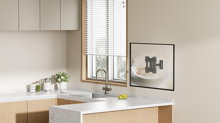 Uchwyt do ściany 23-43 cali czarny LPA41-221 (regulacja w pionie i w poziomie)