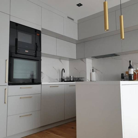 Okap podszafkowy czarne szkło cichy kuchenny Loteo 60.4 Black GLOBALO