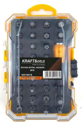 Zestaw bitów 28 el. KD10474 - KRAFT&DELE