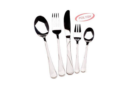 Sztućce zestaw 72 elementy, stal połysk Kingho KH-3504