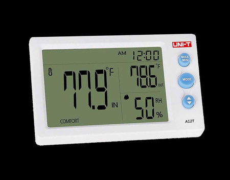 Stacja pogodowa (miernik temperatury + czujnik na zewnątrz) Uni-T A12T