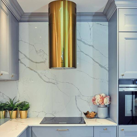 Okap kuchenny GLOBALO Cylindro Isola 39.7 Gold GLOBALO