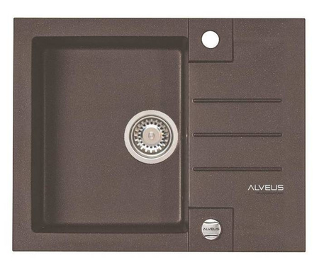 ALVEUS ROCK 30 zlewozmywak granitowy chocolate (4213003)