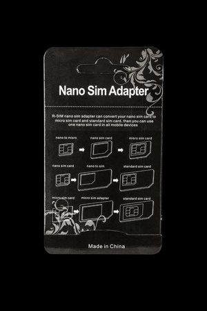 Adapter Nano SIM 3W1 czarny