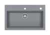 ATROX 40 kol. 81 BETON zlew Granital (790 x 500) 1 kom. z syfonem POP-UP 3 1/2" ALVEUS (1140446)