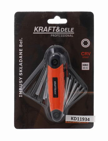 IMBUSY SKŁADANE 8EL. KD11934 - KRAFT&DELE