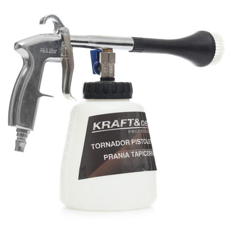 Pistolet do prania tapicerki pneumatyczny TORNADOR KD10379 - KRAFT&DELE