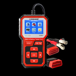 Miernik diagnostyczny, skaner OBD2, tester baterii Konnwei KW681