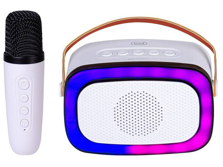 Głośnik Trevi XR8A0101 white bluetooth z mikrofonem