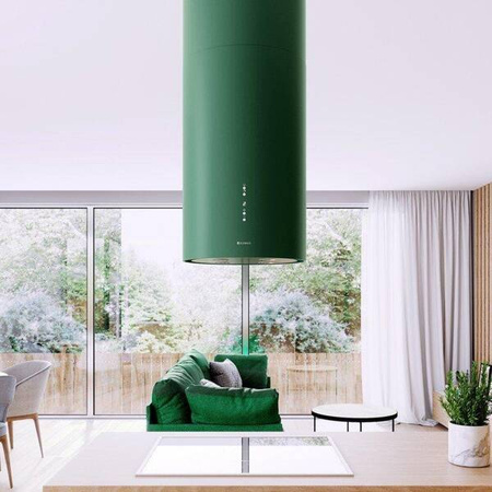 Okap kuchenny GLOBALO Cylindro Isola 39.7 Green GLOBALO