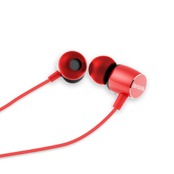 Słuchawki dokanałowe przewodowe AIWA ESTM-20RD czerwone (8435256810714) - AIWA