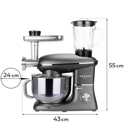 Robot Planetarny Mozano Kitchen Assistent 2300 W Szary