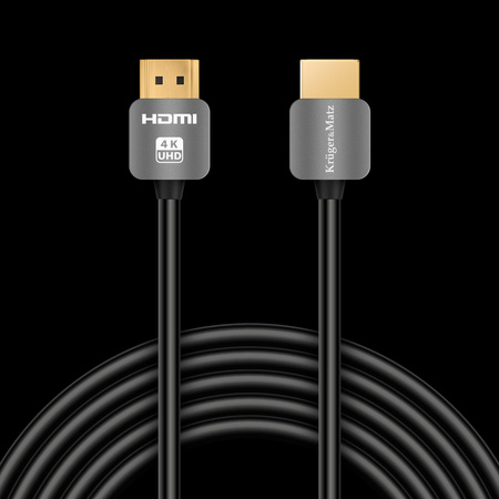 Kabel HDMI - HDMI wtyk-wtyk (A-A) 3.0m Kruger&Matz 4K