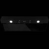 Okap kuchenny Fluxime 90.1 Black + Turbina TW 1.2 GLOBALO