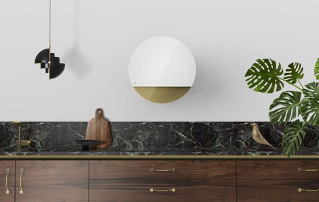 Okap przyścienny Eclipse Black/Gold CDO6001CZ Ciarko Design