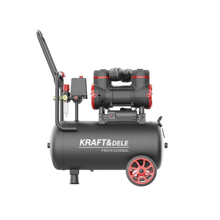 KOMPRESOR BEZOLEJOWY 24L KD1390 - KRAFT&DELE