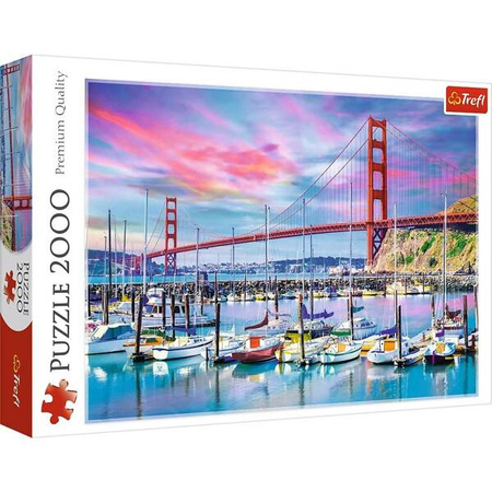 Puzzle 2000 elementów Golden Gate, San Francisco