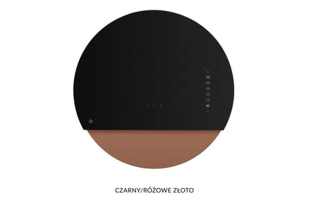 Okap przyścienny Eclipse White/Gold CDP6001BZ Ciarko Design