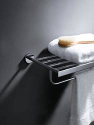 Półka na ręczniki z relingiem HUGO HUG-042 Blue Water