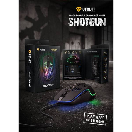 Mysz komputerowa YMS 3030BK SHOTGUN Mysz dla graczy YENKE