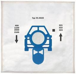 Worki do odkurzacza 49.4020 Zelmer niebieski/4szt kpl