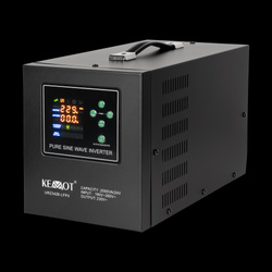 Zasilacz awaryjny KEMOT PROsinus-2000/24-LFP4 przetwornica z czystym przebiegiem sinusoidalnym i funkcją ładowania 24V 230V 2000VA/1400W