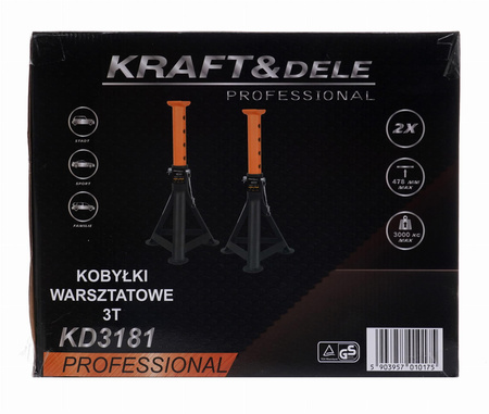 KOBYŁKI SAMOCHODOWE 3T 310-478 MM KD3181 - KRAFT&DELE