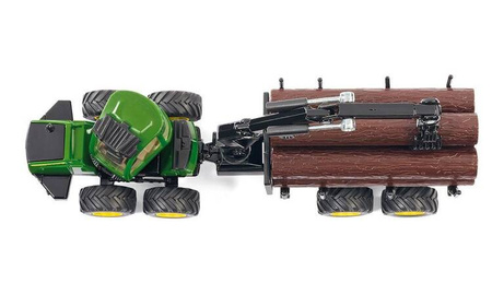 John Deere z Przyczepą Leśną