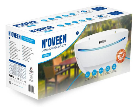 Lampa owadobójcza NOVEEN IKN15 kinkiet plaster***EOL