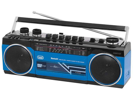 Boombox Trevi RR501 kaseta/BL/USB/SD blue**