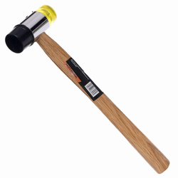 Młotek gumowo plastikowy 30mm z drewnianą rączką KD903 - KRAFT&DELE