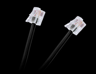 Kabel telefon.abonencki 20m czarny