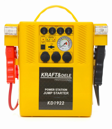 Jump starter 4W1 - urządzenie wielofunkcyjne - rozruch, kompresor, latarka KD1922 - KRAFT&DELE