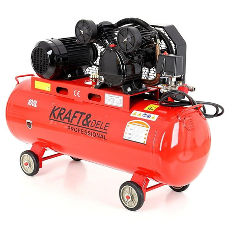 Kompresor Olejowy 100L 400V KD404 - KRAFT&DELE
