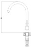 ALVEUS ELZA bateria kuchenna pearl + satyna (2090301)