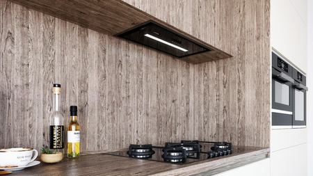 Okap kuchenny Lamezo 60.1 Black + Turbina TW 1.2 GLOBALO