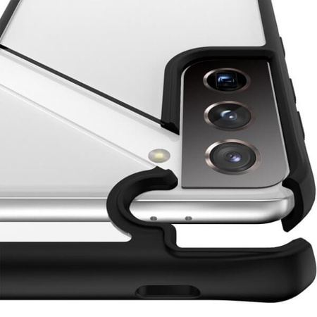 ITSKINS Etui Hybrid Solid Samsung Galaxy S21 4G/5G czarne (GSETITS00055N0) - ITSKINS