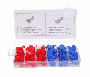 Zestaw szybkozłączek do kabli 50szt. KD10481 - KRAFT&DELE