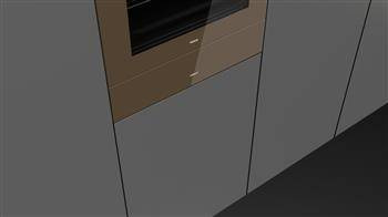 Front szklany do szuflady KIT VS/CP COLOR LB TEKA