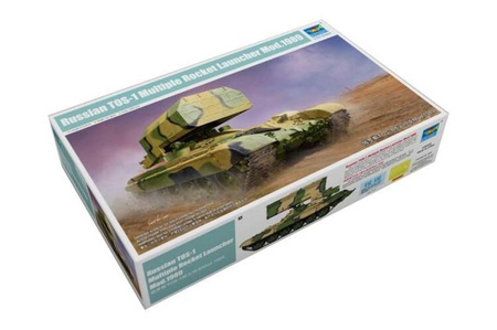 Model plastikowy rosyjski TOS-1 wieloprowadnicowa wyrzutnia rakietowa