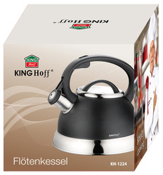 Czajnik tradycyjny 2,2l czarny Kinghoff KH-1224