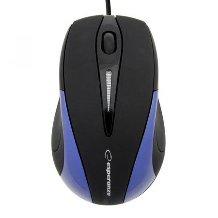 ESPERANZA MYSZ PRZEWOD. 3D OPT. USB SIRIUS NIEBIESKA