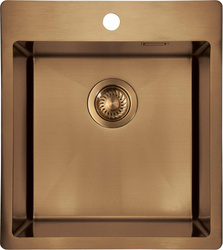 Zlewozmywak stalowy 1-komorowy (ZPO C10A) - Deante