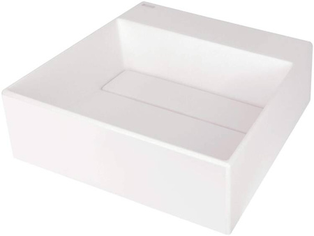 Umywalka granitowa nablatowa - z maskownicą (CQR AU4M) - Deante