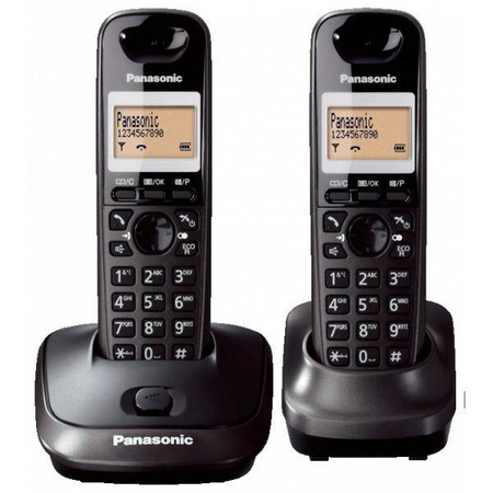 Tel. KX-TG 2512 PDT Panasonic czarny
