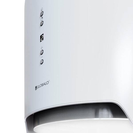 Okap kuchenny jak lampa cichy nowoczesny GLOBALO Arenoflow 39.4 White