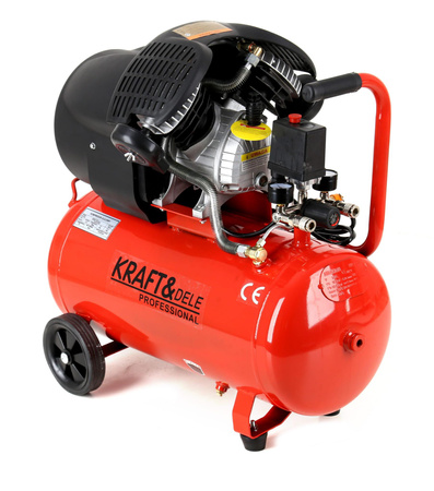 KOMPRESOR OLEJOWY SPRĘŻARKA 50L KD1484 - KRAFT&DELE