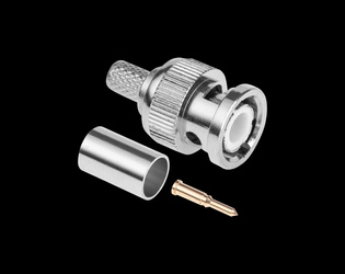 Wtyk BNC RG58 zaciskany