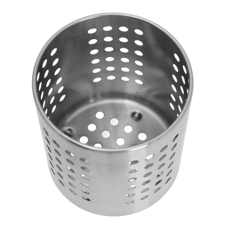 Ociekacz na sztućce, stal Ø10,5x13,5 cm Kingho KH-1281